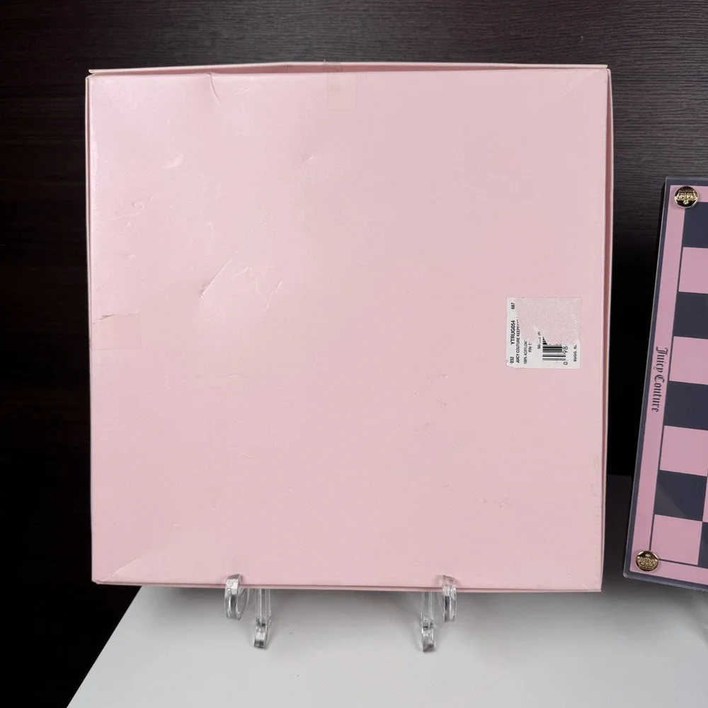 Vintage Juicy Couture Viva La Juicy Checkers Set - Read - Missing 2 Pink Pieces